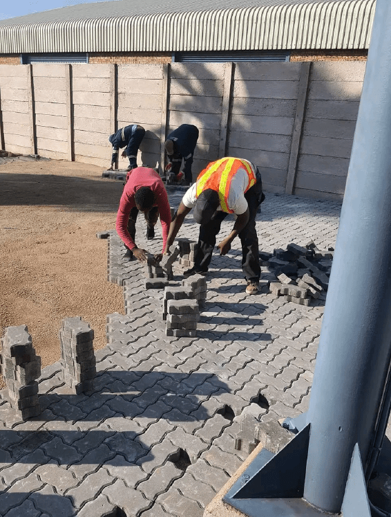 Completed asphalt driveway by King James Projects